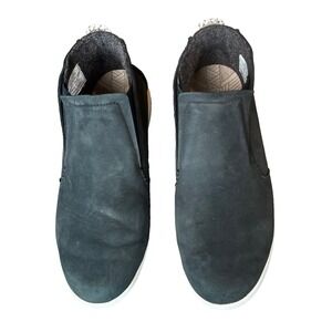 Olukai‎ Hawai'iloa Manu Hope Dark Olive Green Leather Booties Womens 8.5 EU 38.5